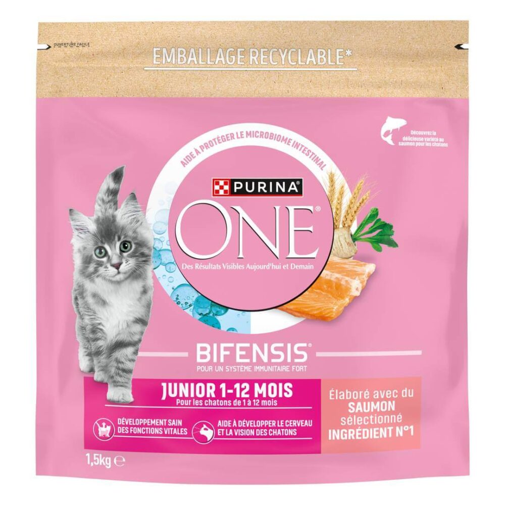 Purina One Junior Saumon 1,5KG