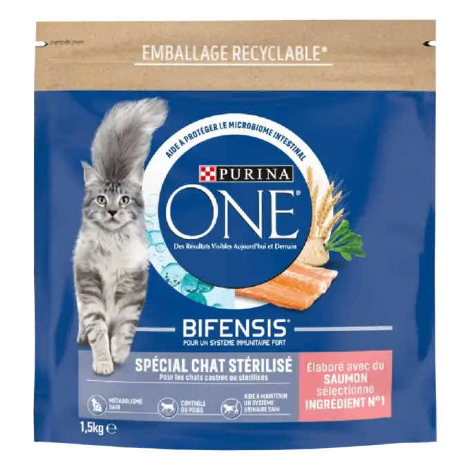 Purina One Sterilisé Adulte Saumon